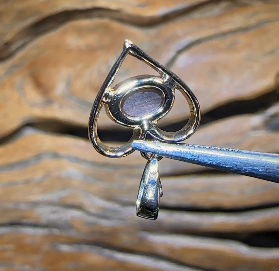 14k Gold - Queensland Boulder Opal Doublet Pendant - Opal Whisperers