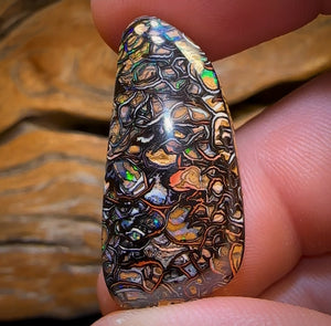 49.3cts - Thick, Chunky Tribal Magic Australian Boulder Opal from Koroit