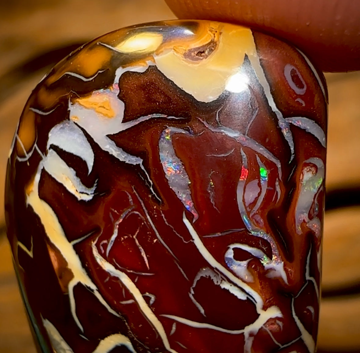 35.5cts - Tribal Queensland Boulder Opal from Koroit