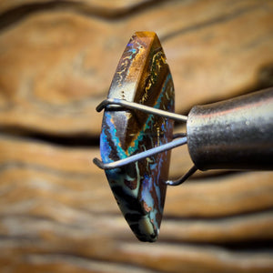 3.5cts - Yowah Nut Tribal Opal. Australian Boulder Opal