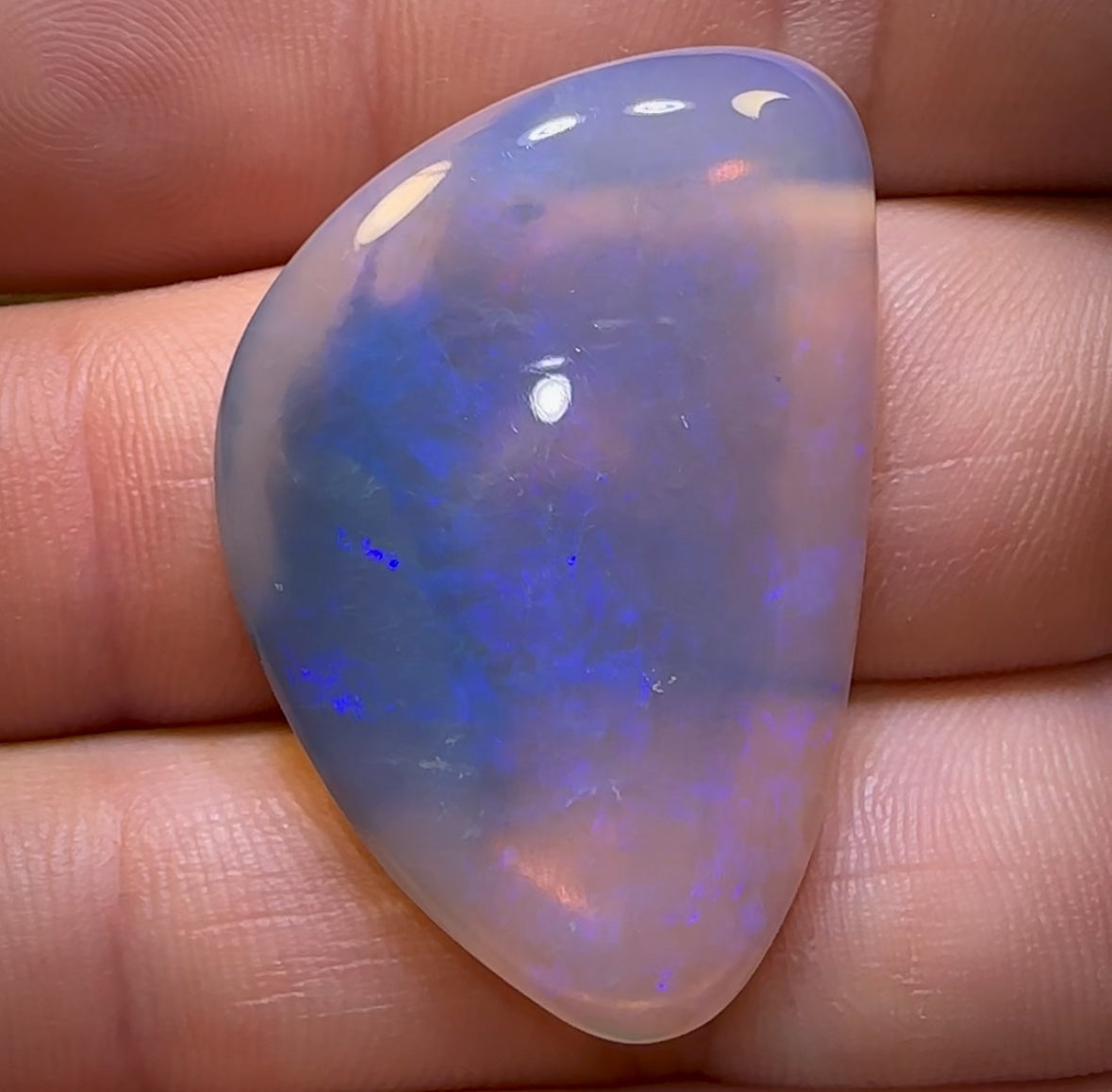 41.1cts - Huge Lightning Ridge Semi Crystal Opal