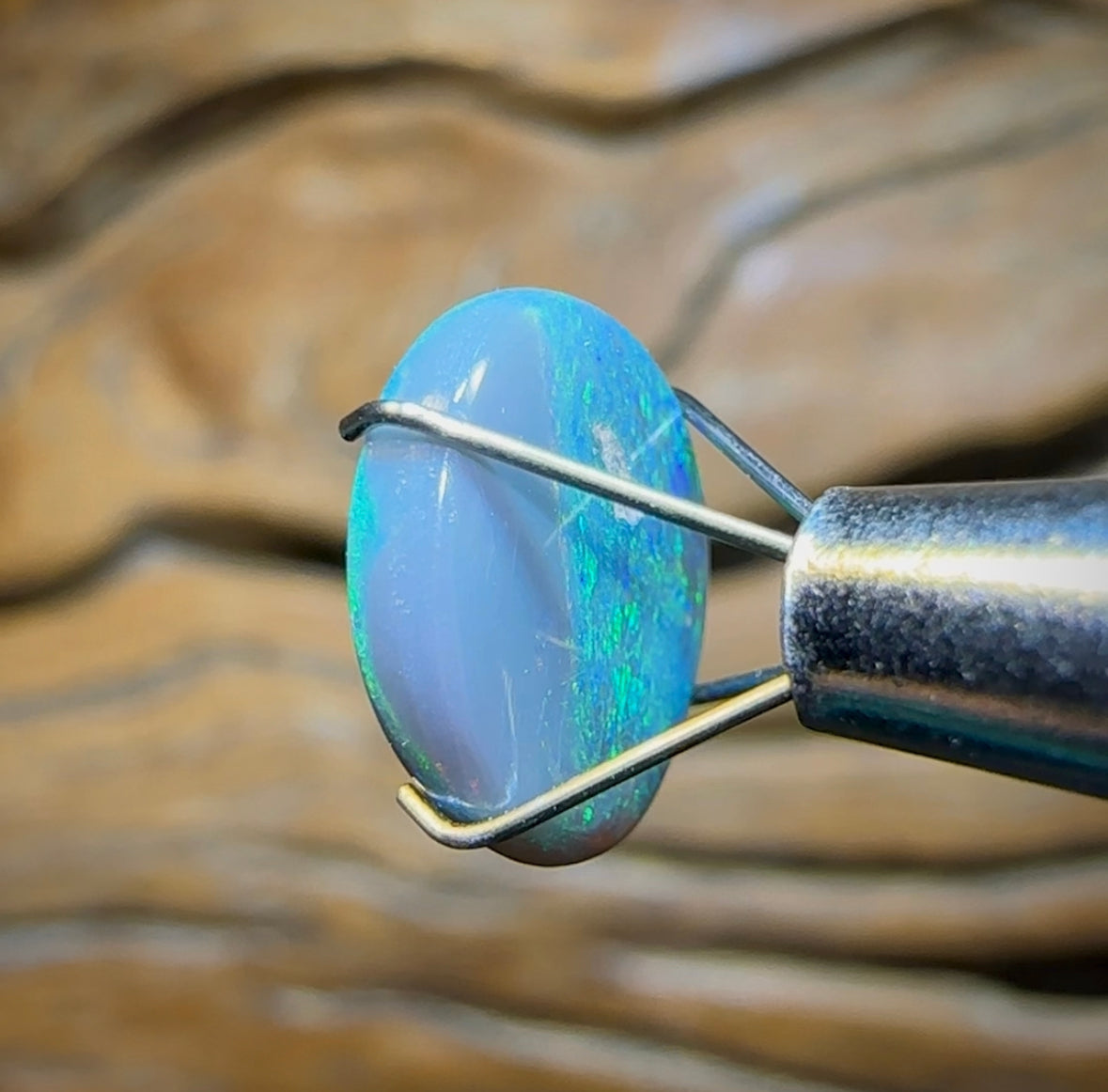 2.2cts - Australian Dark Opal from Lightning Ridge - Opal Whisperers