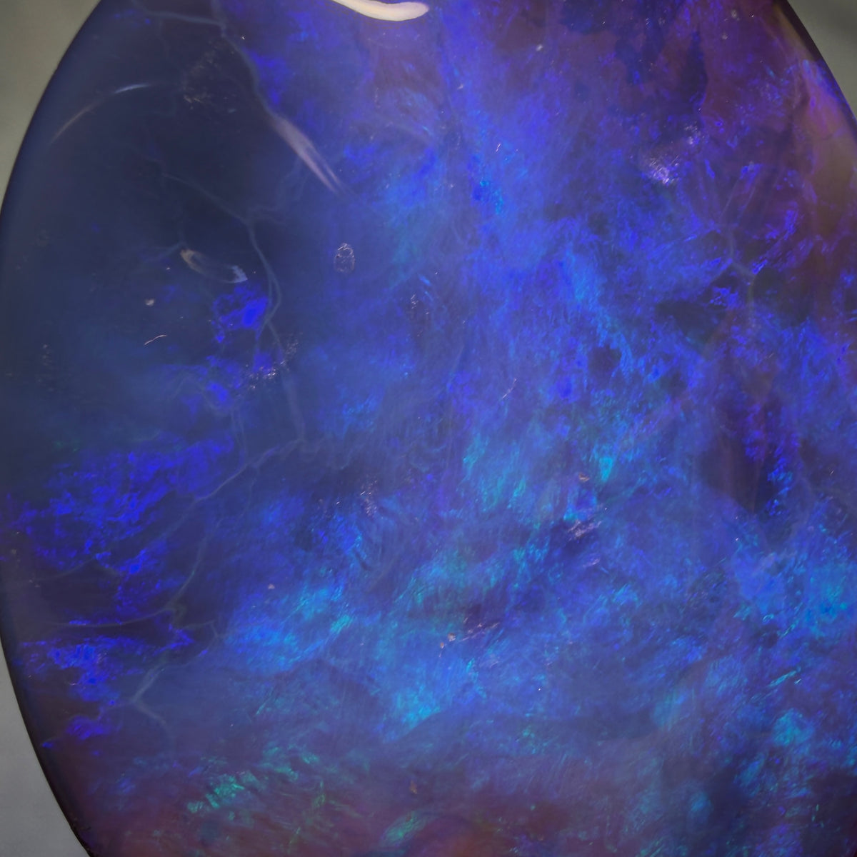 “Set in Stone” - Private Collector Investment - 68.9cts - Gem Lightning Ridge Semi Black Opal. Featured on “Outback Opal Hunters”!