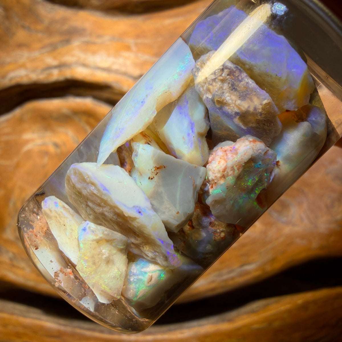 53.1cts - Lightning Ridge Opal Vial