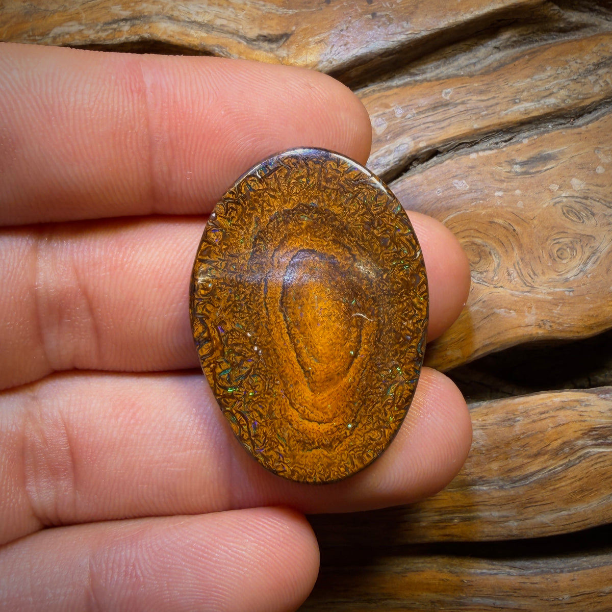 Wild Card! 44.6cts - Tribal Yowah Nut Opal. Australian Opal