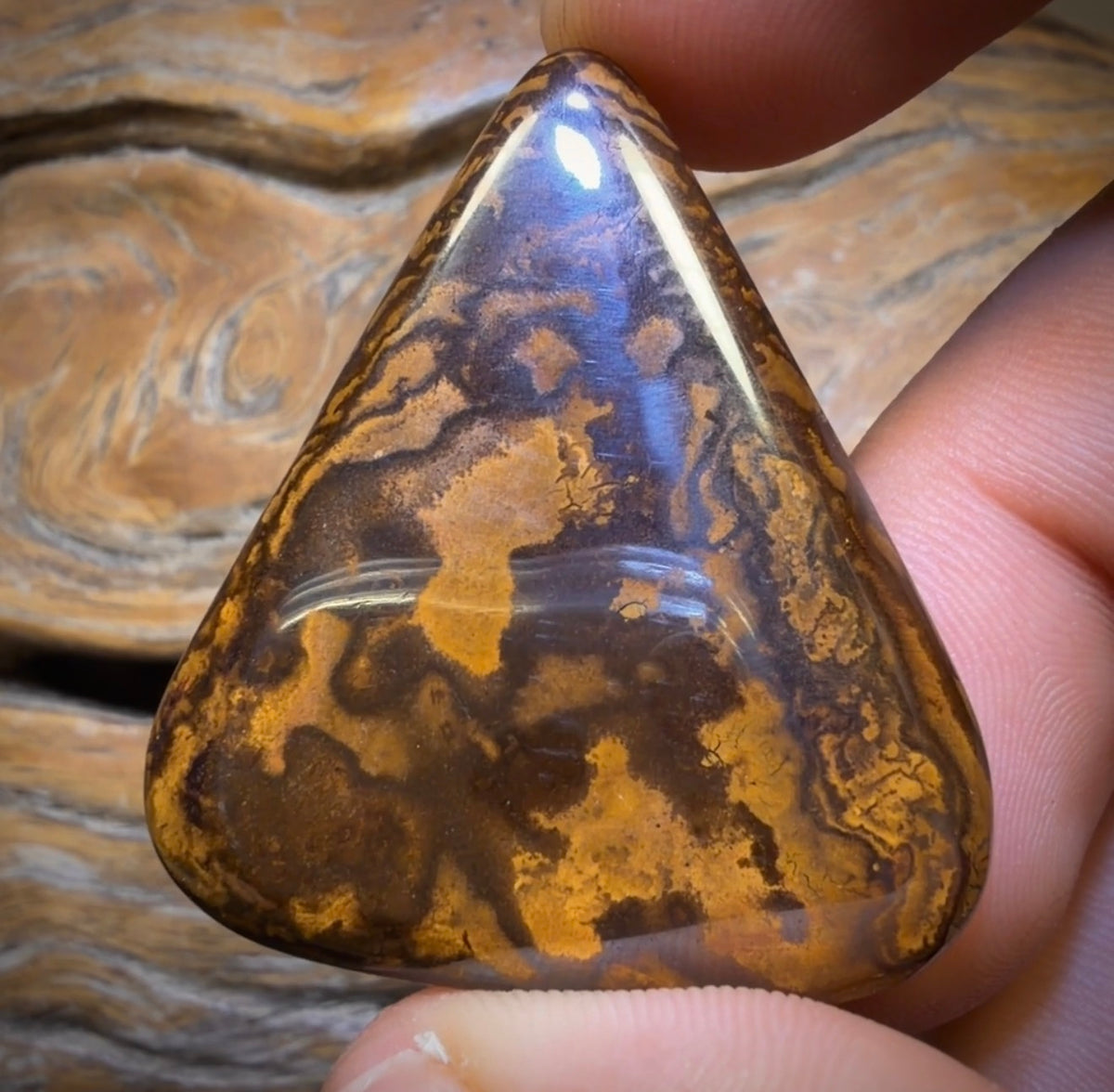 124.5cts - Tribal Australian Boulder Opal from Yowah