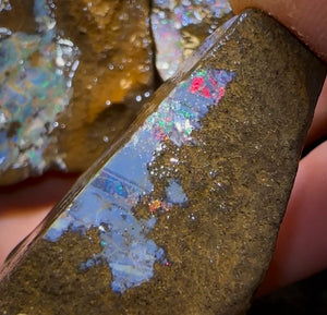 1107cts - 3x Queensland Boulder Opal Rough Parcel from Winton