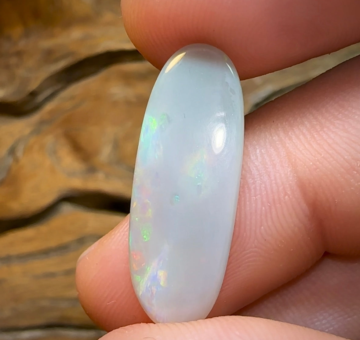 7.2cts - Australian Semi Black Opal from Lightning Ridge. Heritage Collection - Opal Whisperers