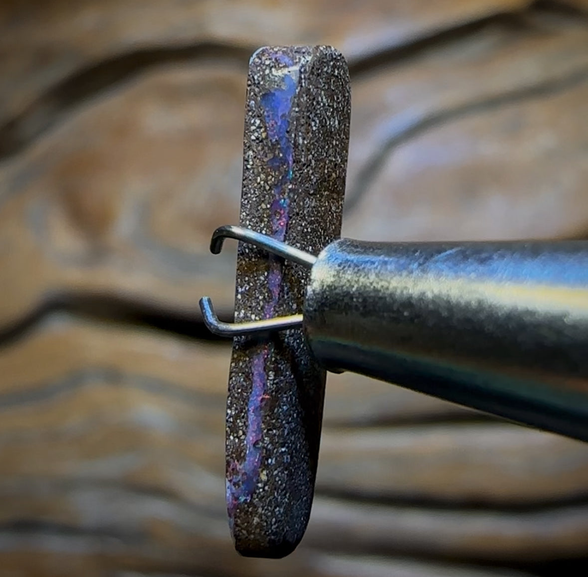 2.15cts - “Red Fire Family”Queensland Boulder Seam Opal