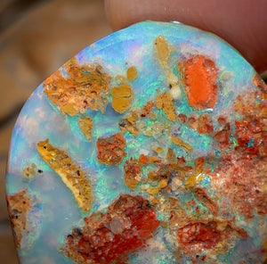 17.9cts - Boulder Pipe Opal Rub. Australian Opal