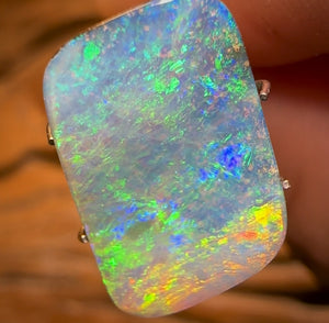 6.3cts - Solid GEM Queensland Boulder Seam Opal BANGER