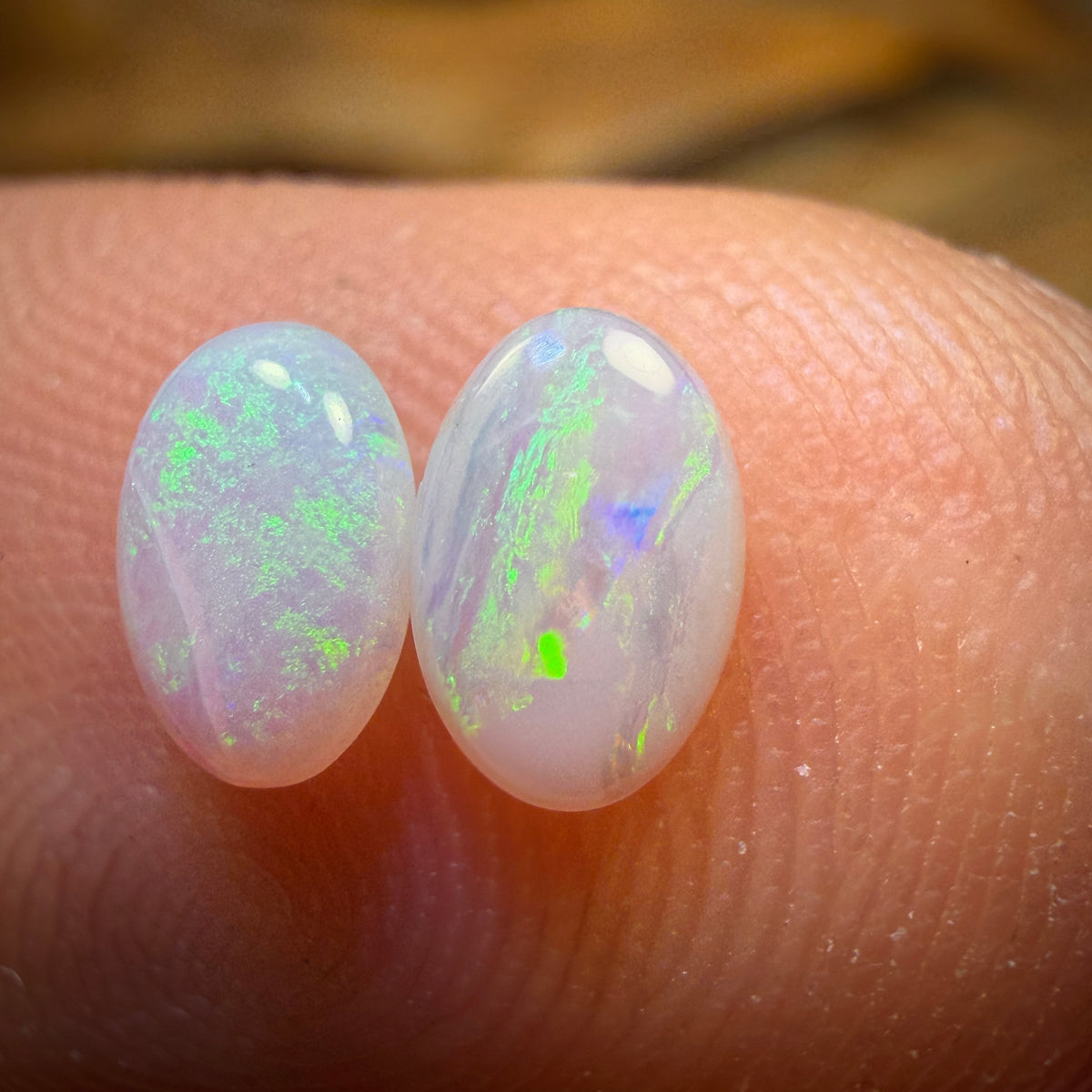 🔨 AUCTION 🔨 No Reserve 0.35cts - South Australian White Opal Set