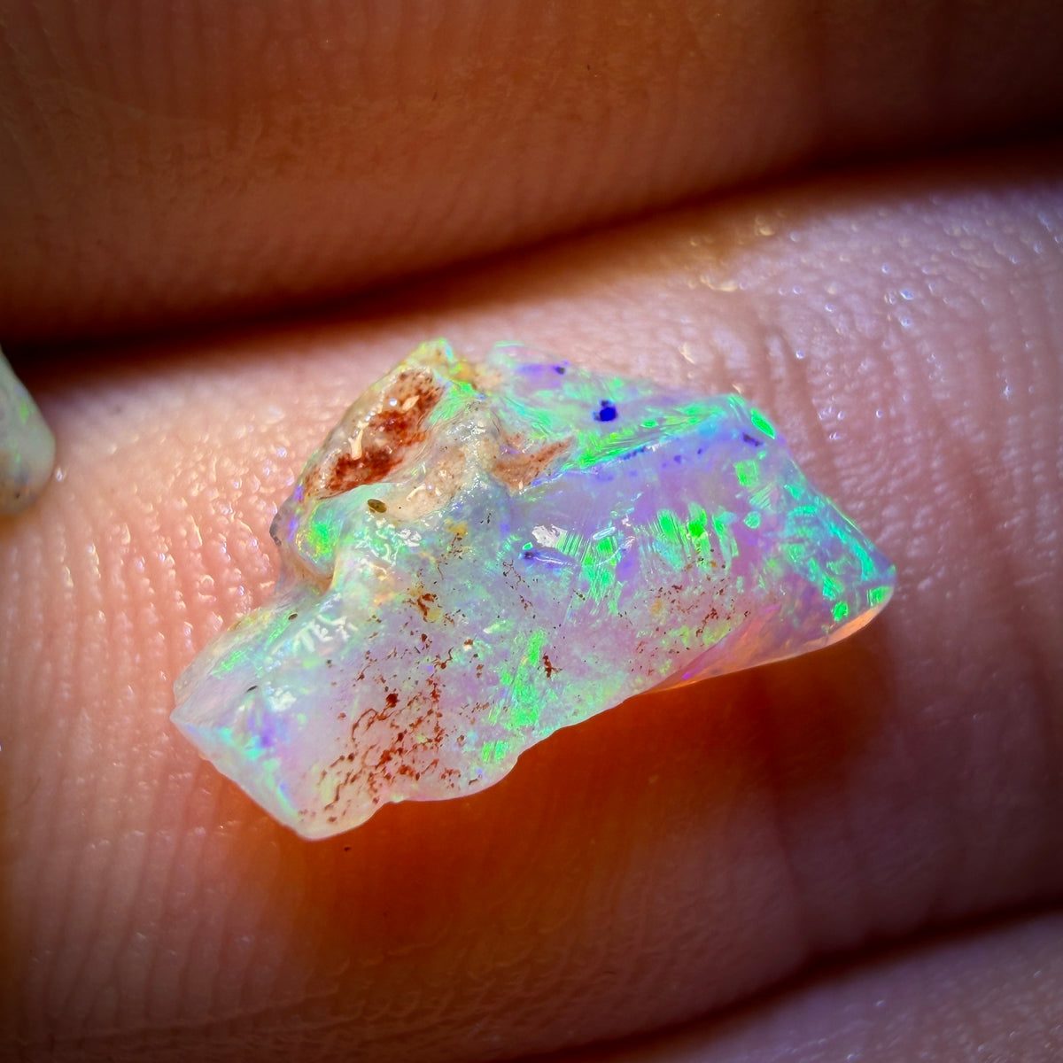 11.5cts - 3x Rare Mintabie Opal Rough Parcel. South Australian Opal