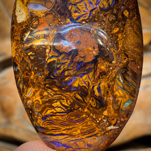 48.9cts - Tribal Yowah Nut Opal. Double Sided