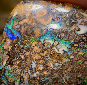 42.9cts - Yowah Nut Opal. Tribal Pattern Spot the Pictures, Bargain