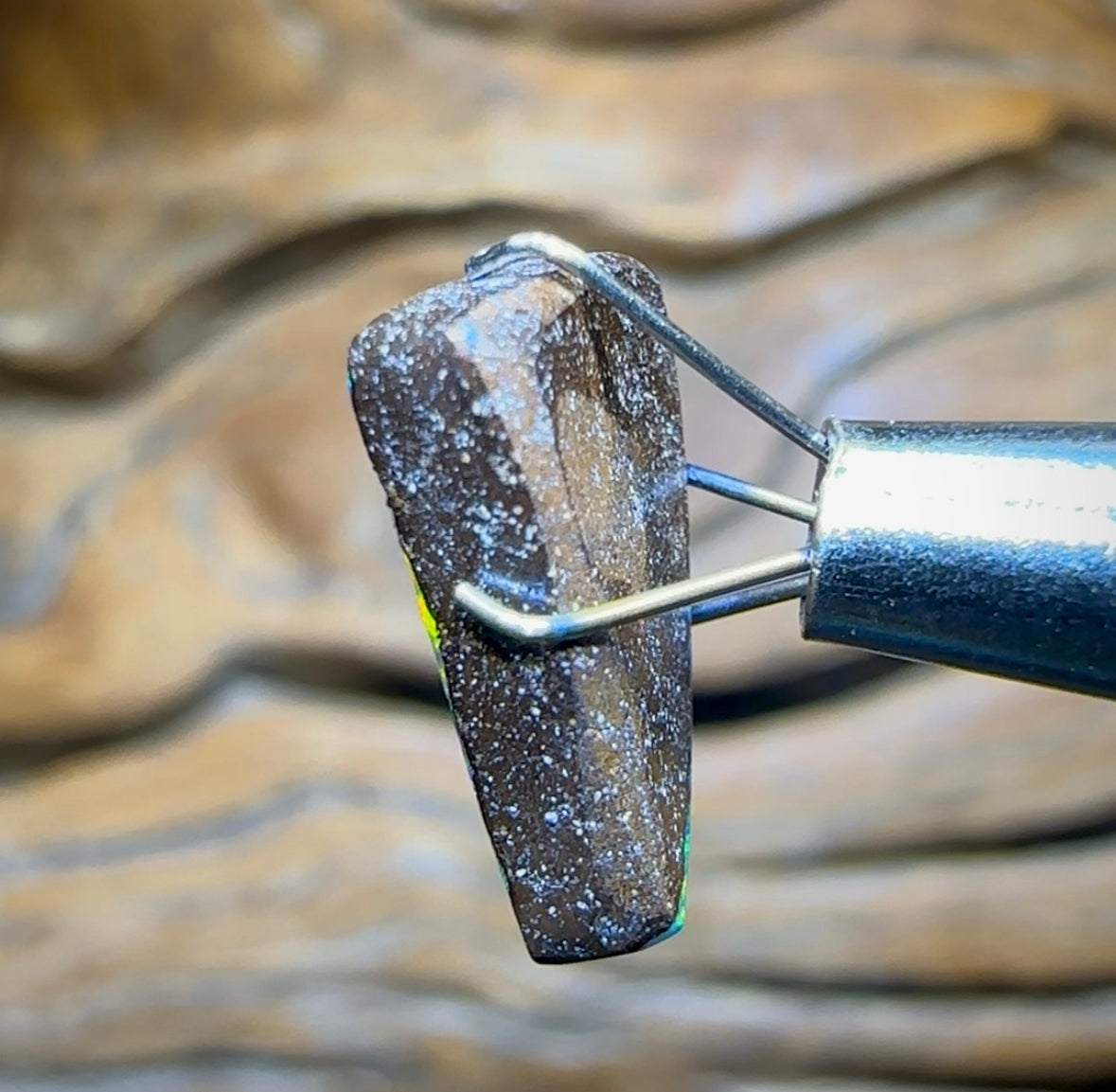 3.7cts - Australian Boulder Seam Opal - Opal Whisperers