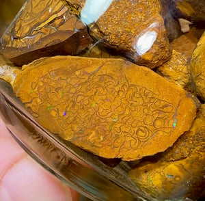 126.4g - Jar of Rough Australian Boulder Opal