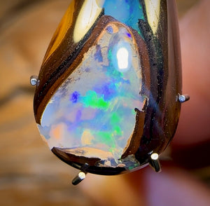 7.8cts - RARE Yowah Nut Crystal Centre Opal