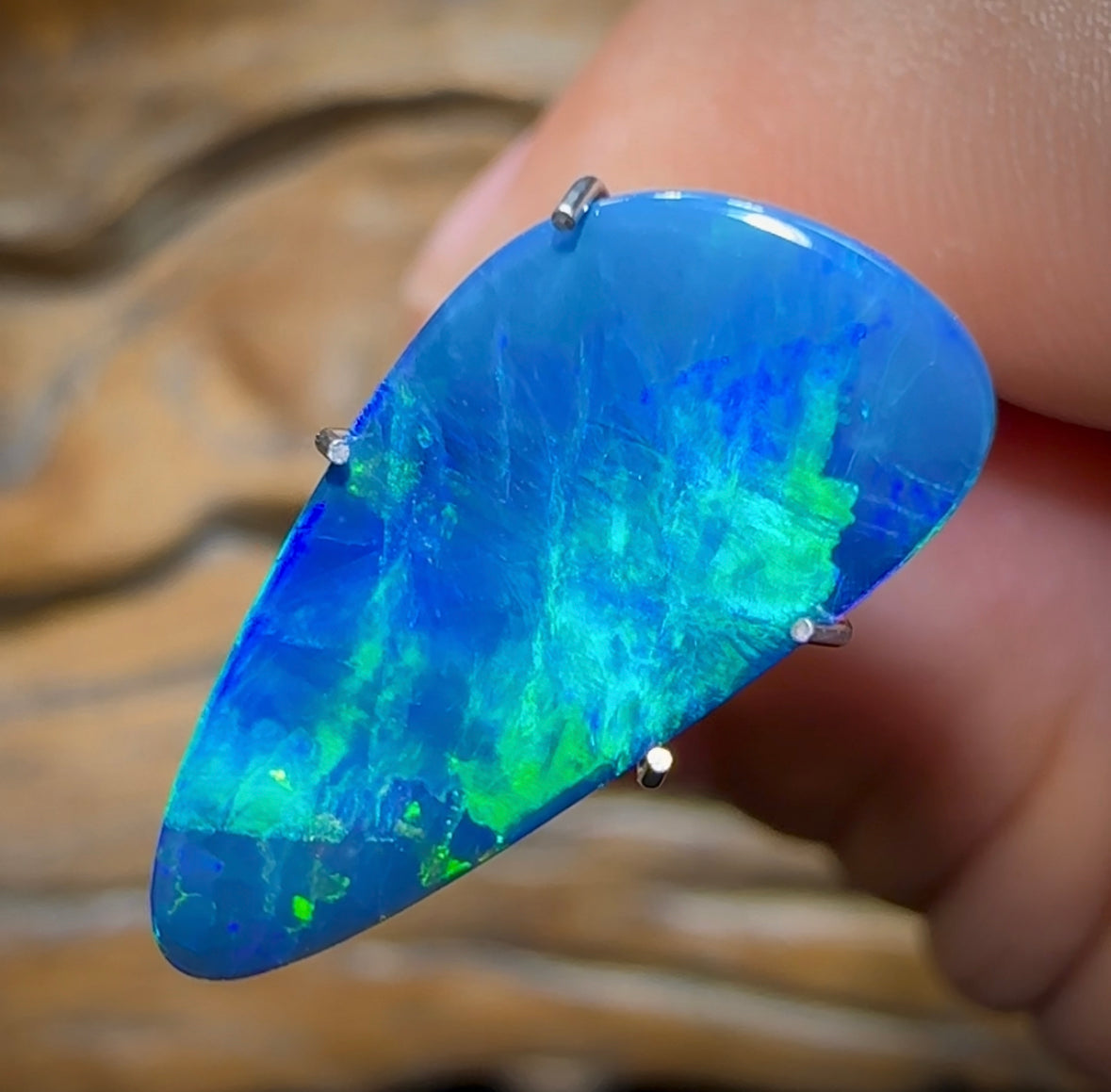 3.6cts - Australian Boulder Opal Doublet - Opal Whisperers