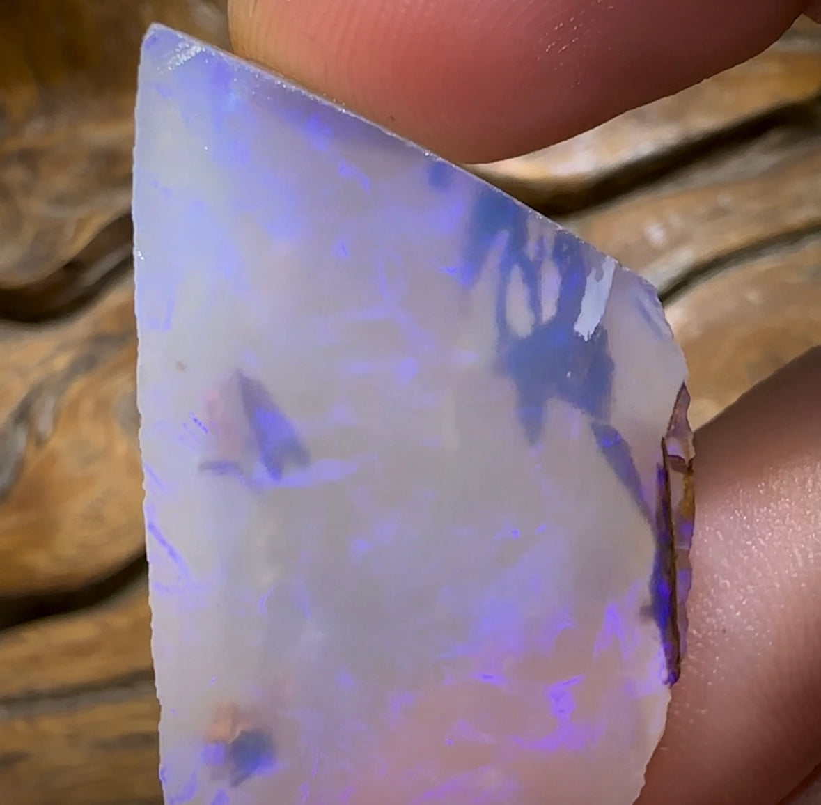 (Template) 80.6cts - Large Queensland Boulder Crystal Rub. Australian Opal - Opal Whisperers