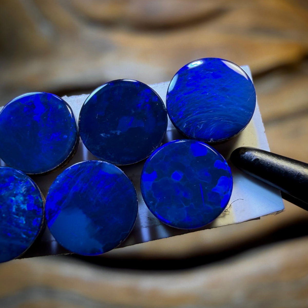 🔒3.1cts - 7x Australian Boulder Opal Doublets WHOLESALE PARCEL