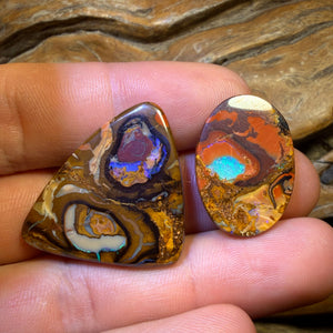 47.9cts - Partners Yowah Nut Kernel Opal Pair