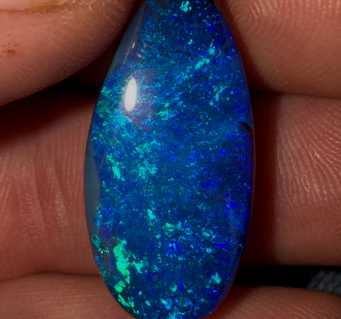Isaac’s Choice for London Trip - solid Opal Top Boulder  Drilled Pendant