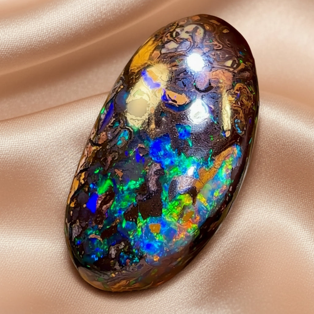 “Set in Stone” - Private Collector Investment - 31.2cts - “Celebrity Stone” TOP GEM Tribal Yowah Nut Opal MULTISIDED! Featured on “Outback Opal Hunters”!