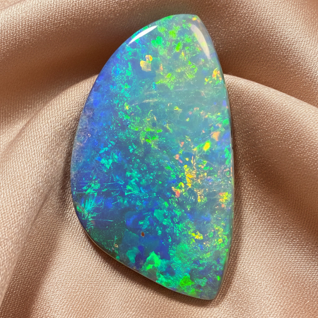 “Set in Stone” - Private Collector Investment - 45.8cts - Coober Pedy, Semi Black, Semi Crystal Opal . Featured on “Outback Opal Hunters”!!