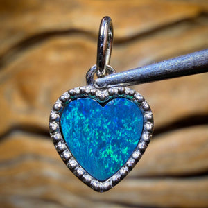 Sterling Silver - Queensland Boulder Opal Doublet Pendant