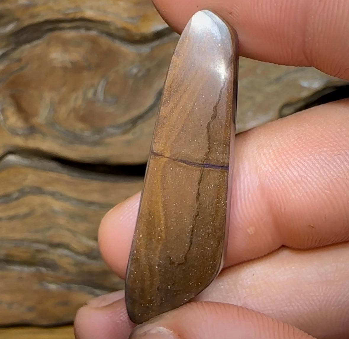 27.6cts - Solid Black Boulder Opal - Opal Whisperers