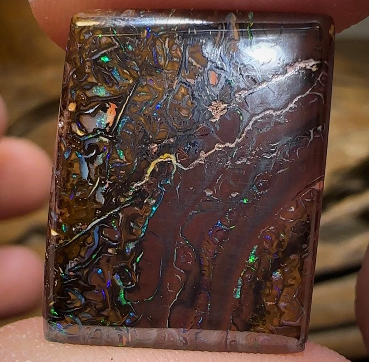44.8cts - Queensland Boulder Opal Double Sided. Australian Opal - Opal Whisperers