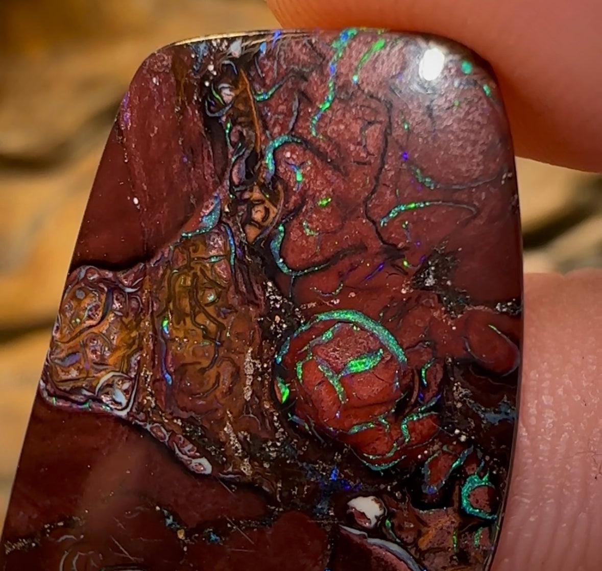 24.5cts - Queensland Boulder Opal - Opal Whisperers