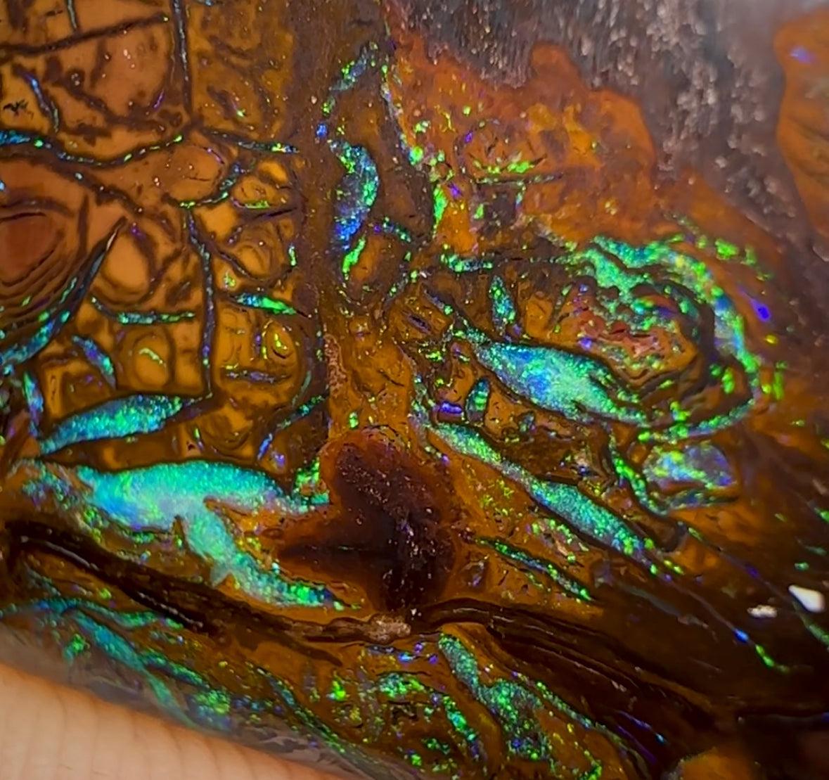 47.7cts - Double Sided Tribal Queensland Boulder Opal - Opal Whisperers