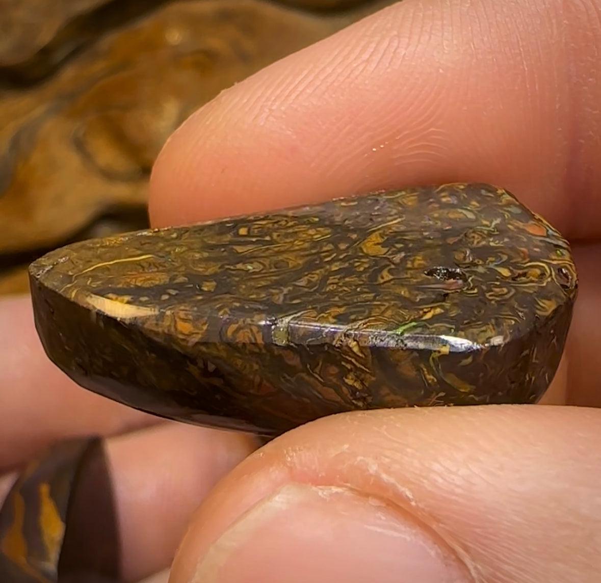 141.5cts - 3x Queensland Boulder Opal Rubs. Australian Opal Quality Parcel - Opal Whisperers