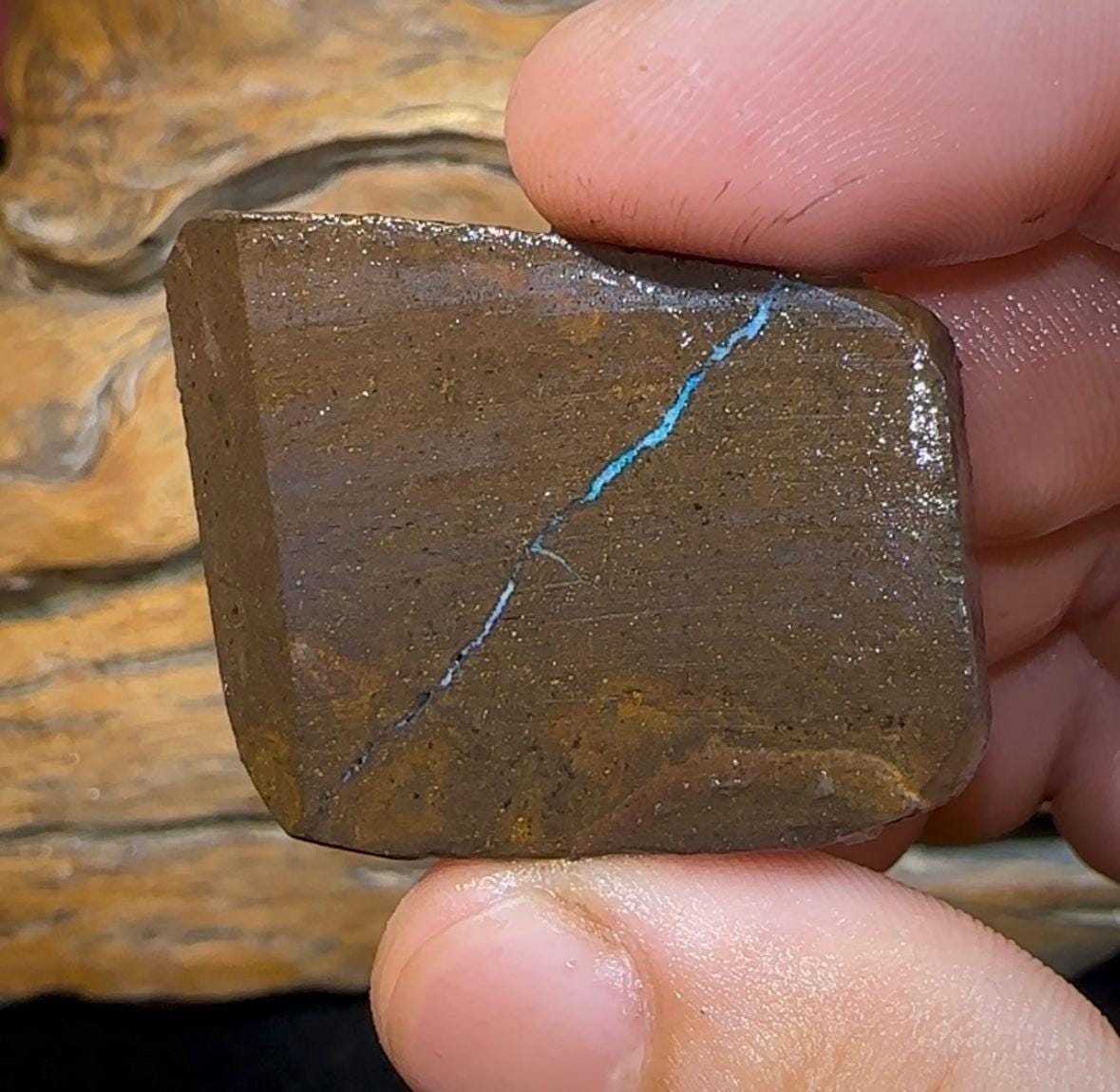 116cts - Boulder Opal Rough Rub Preform - Opal Whisperers