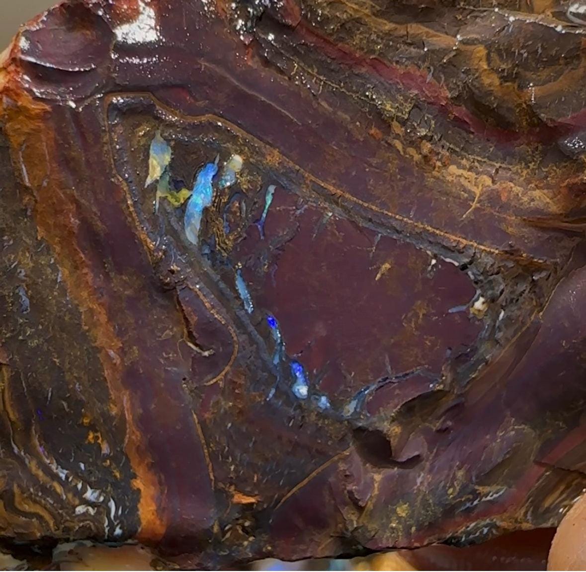 290g - Queensland Boulder Opal Rough Rub Preforms - Opal Whisperers