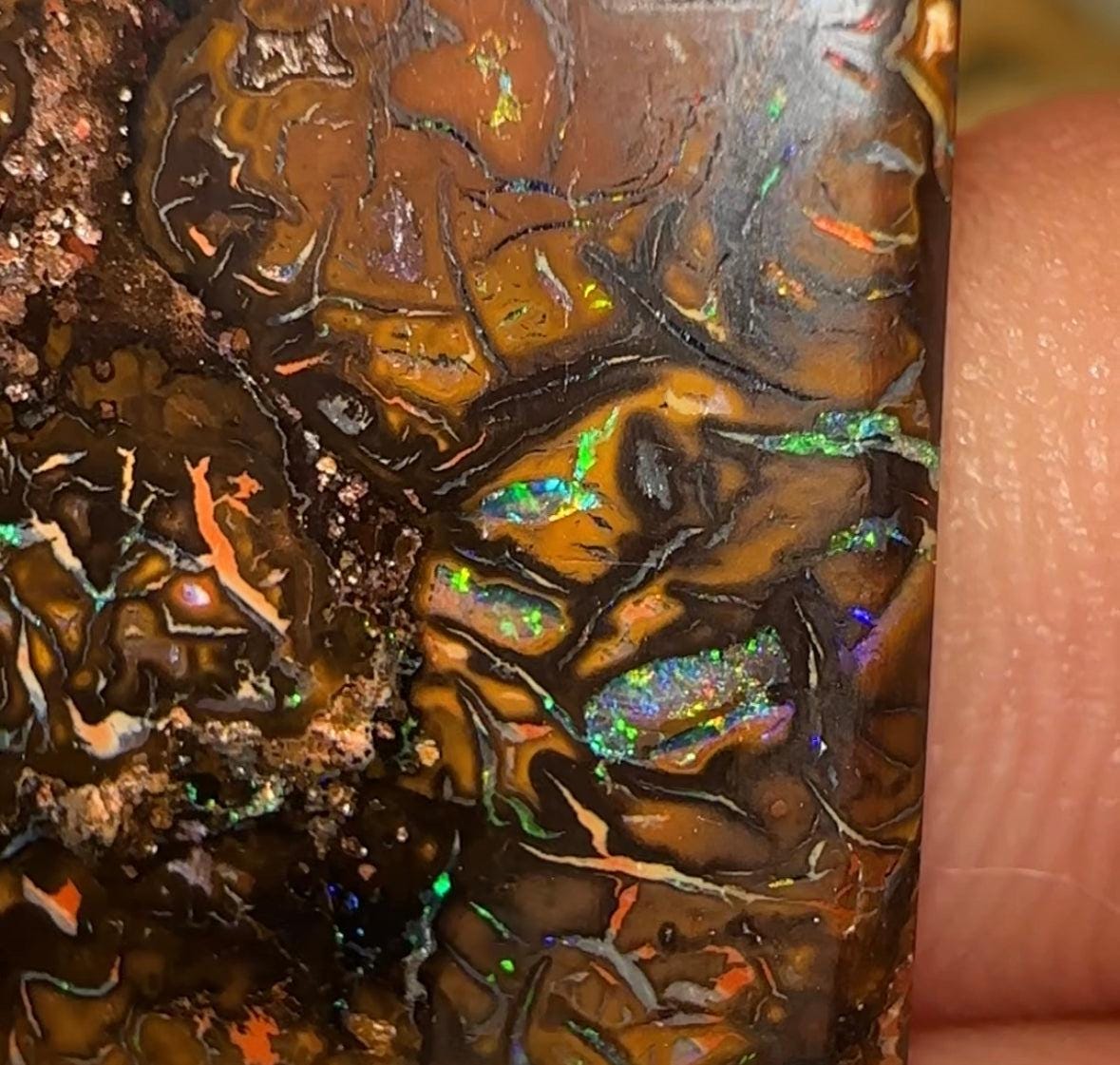 26cts - Queensland Boulder Opal Double Sided - Opal Whisperers