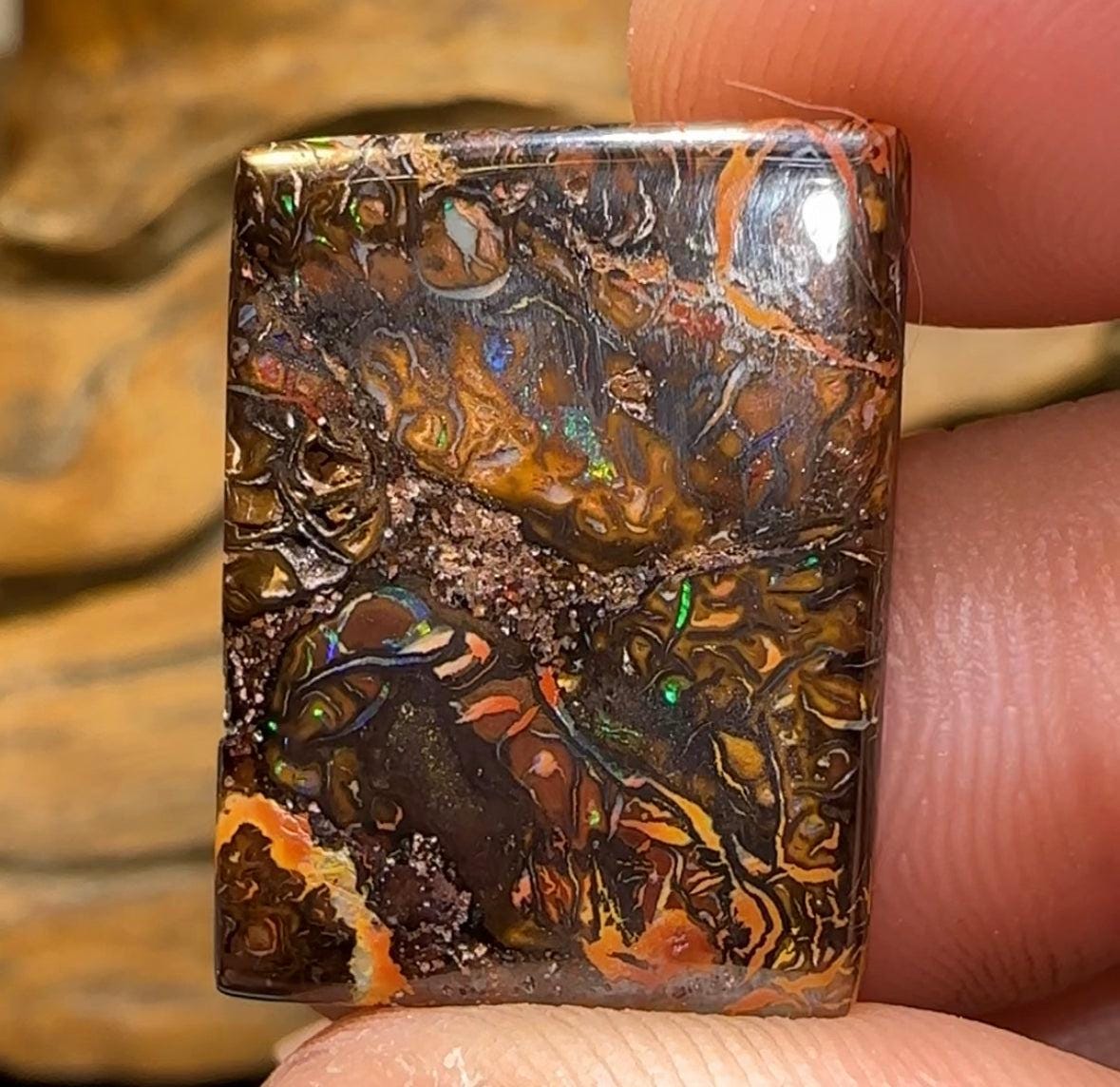 26cts - Queensland Boulder Opal Double Sided - Opal Whisperers