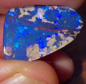 9.4cts - UNIQUE OPALISED WOOD FOSSIL Solid Boulder Opal - Opal Whisperers