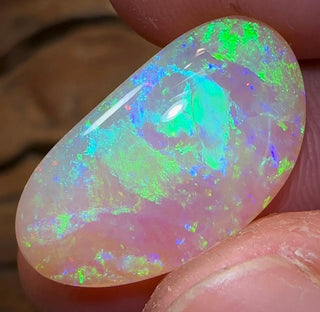 The 7.9Cts - Rare Yowah Pure Crystal Gem Solid Qld Boulder Opal - Regular