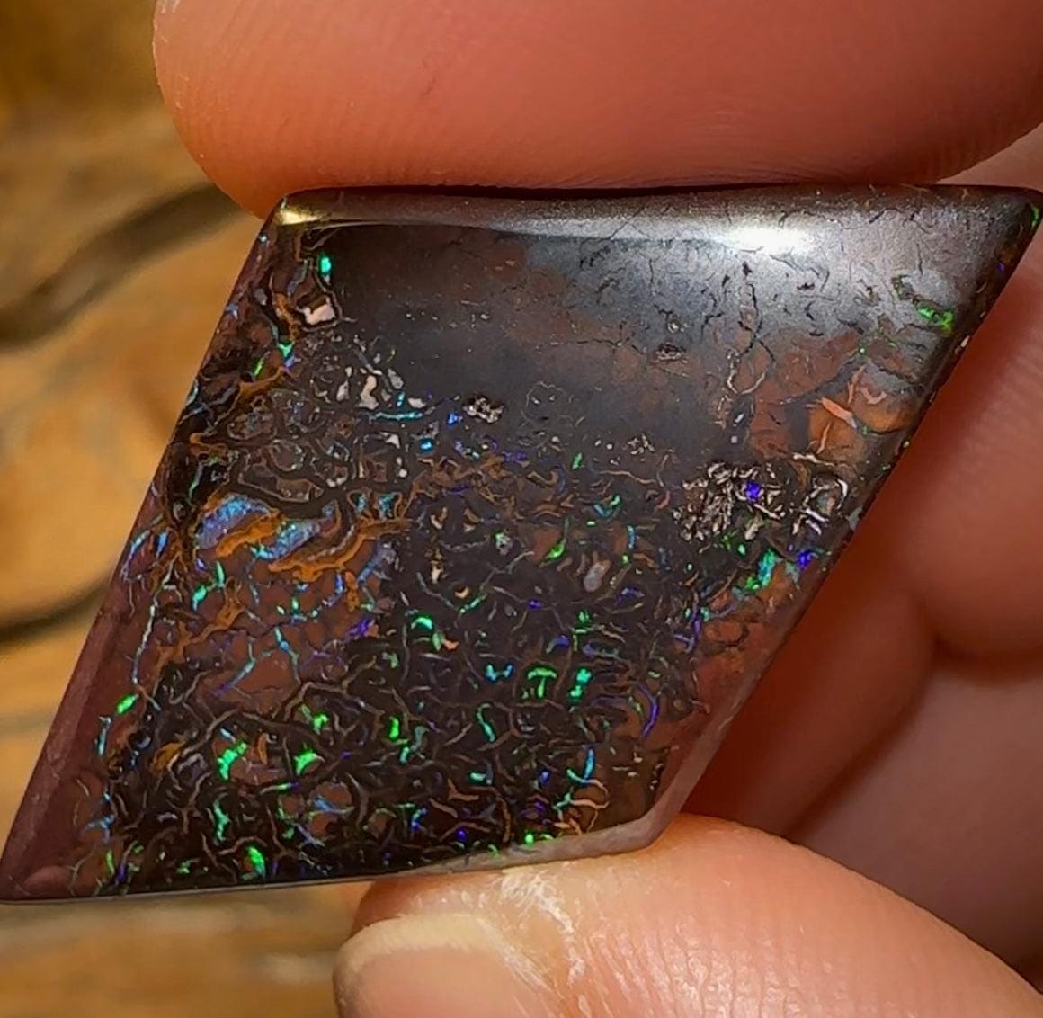 29.6￼cts - Queensland Boulder Opal. Australian Opal ￼ - Opal Whisperers