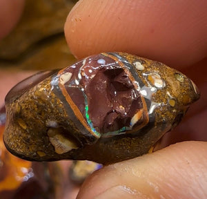 234cts - 5x Queensland Boulder Opal Rough Rub Preforms. Knockout Tribal and Kernel mix - Opal Whisperers