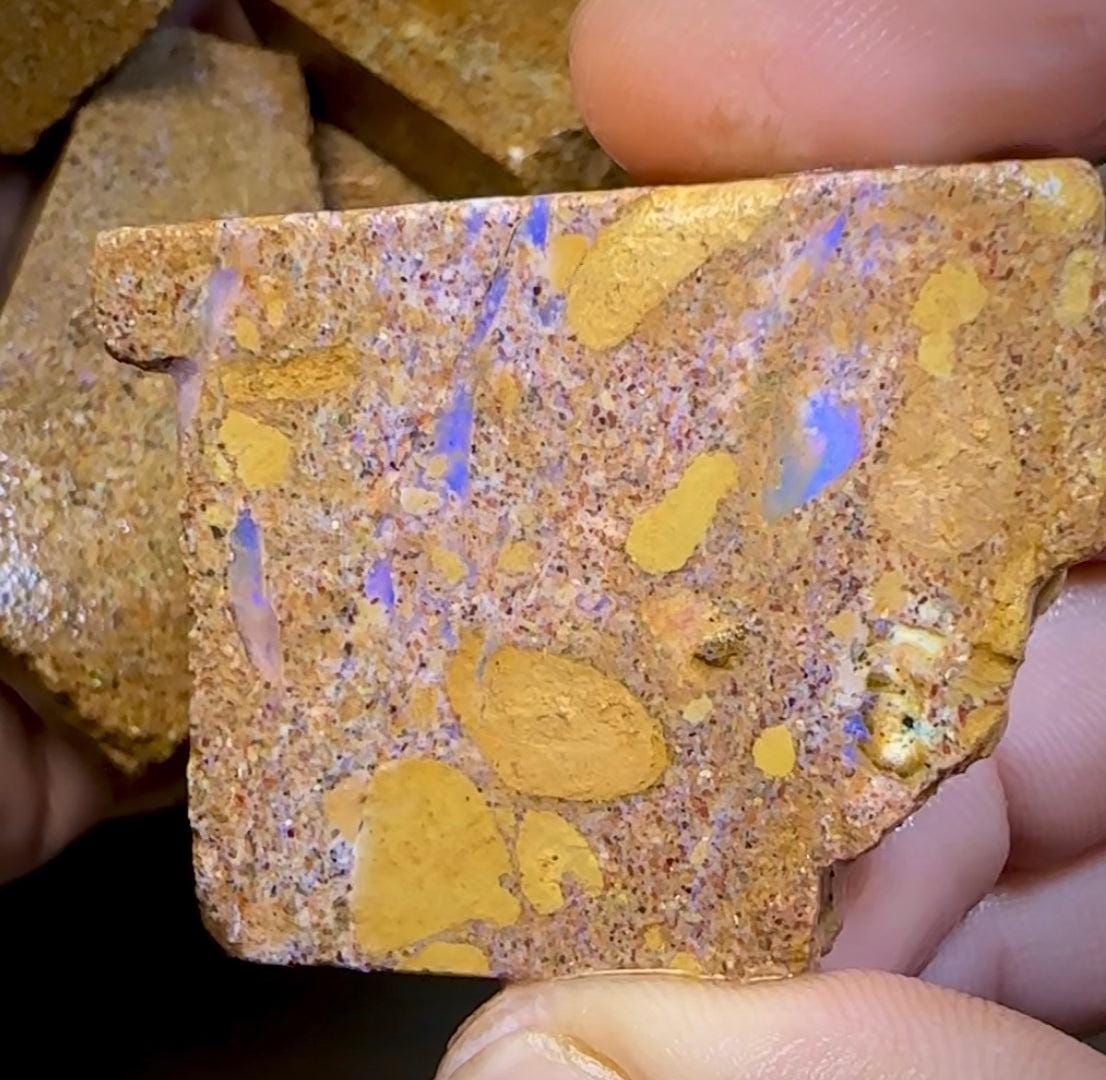 400g - Pipe and Fairy Opal Rough Rub Preforms - Opal Whisperers