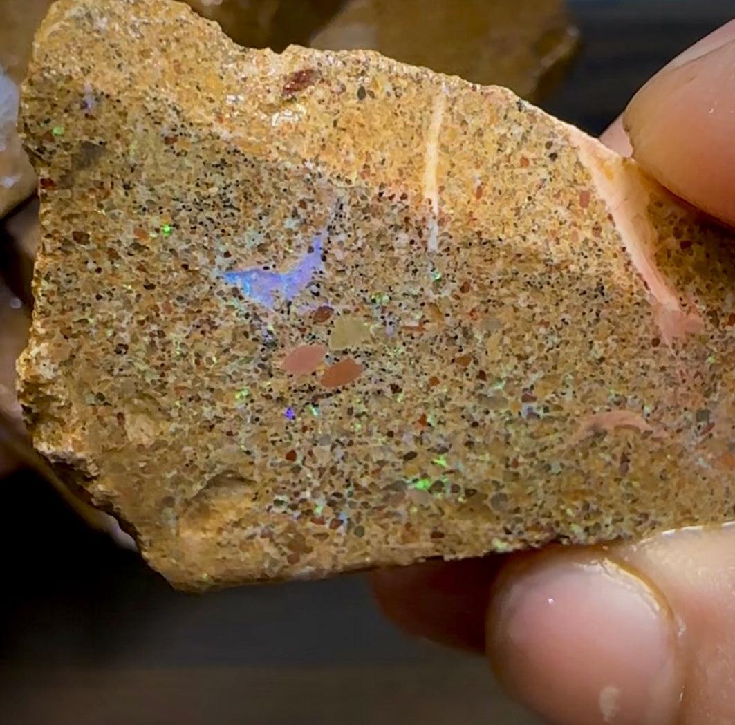 400g - Pipe and Fairy Opal Rough Rub Preforms - Opal Whisperers