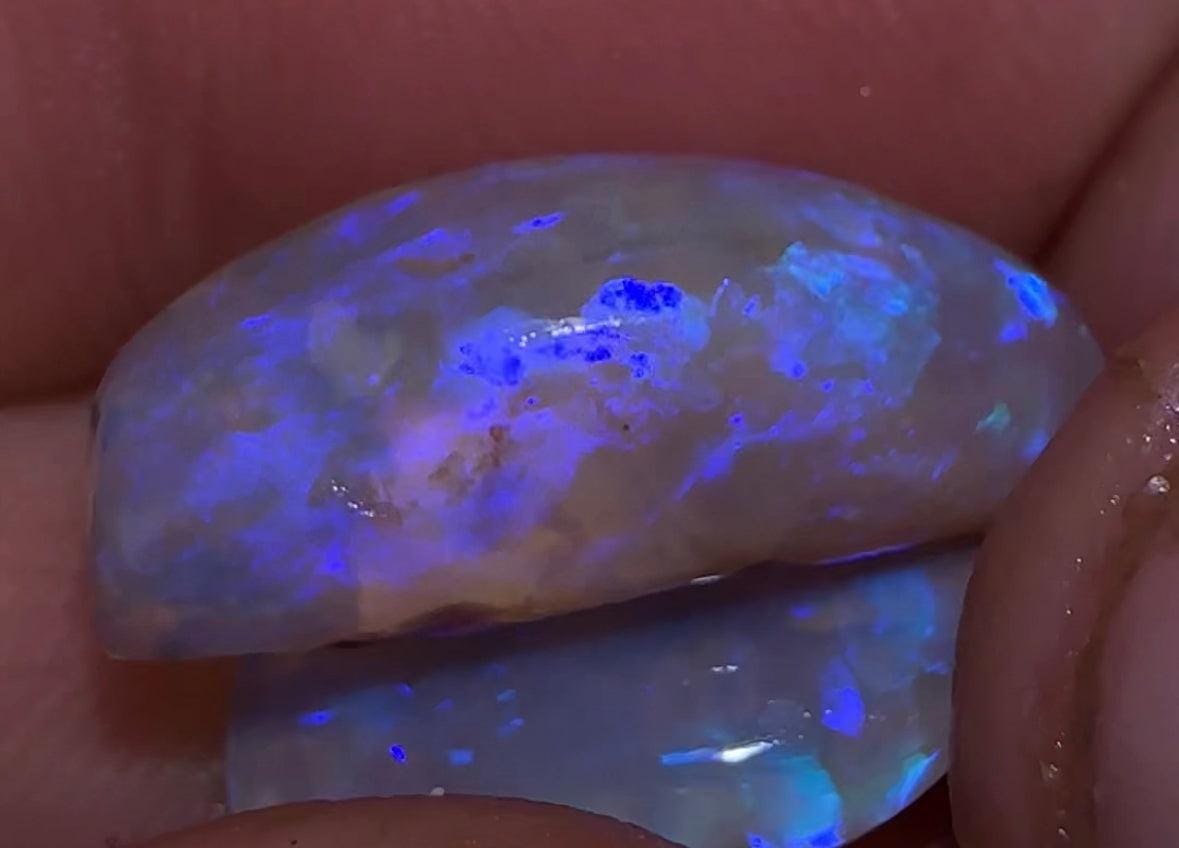26.55cts - 3 x wood replacement opal rubs - Opalwhisperers