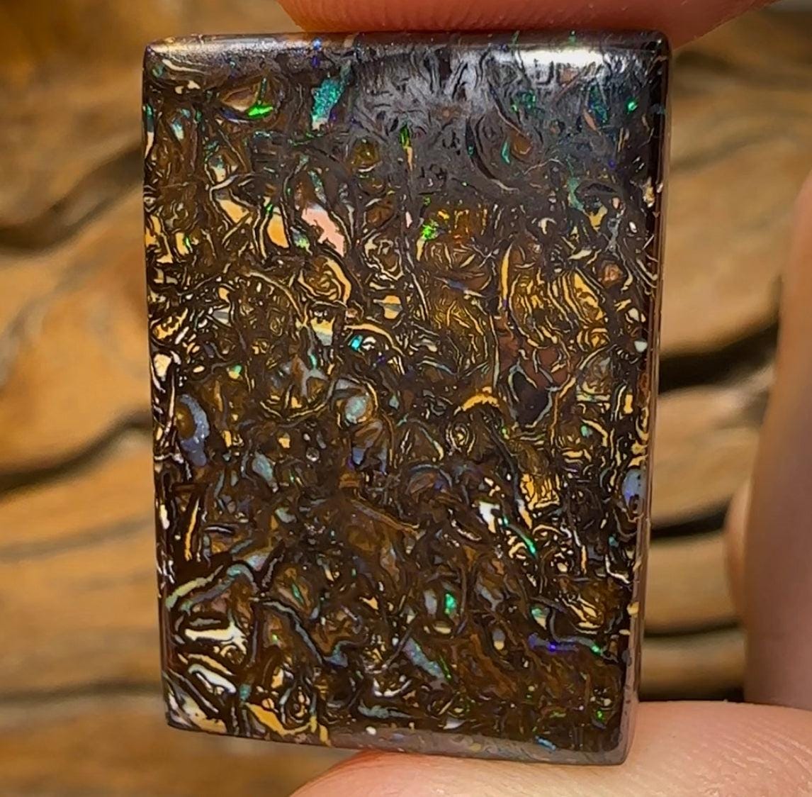 43.1cts - Tribal Queensland Boulder Opal Double Sided. Australian Opal ￼ - Opal Whisperers
