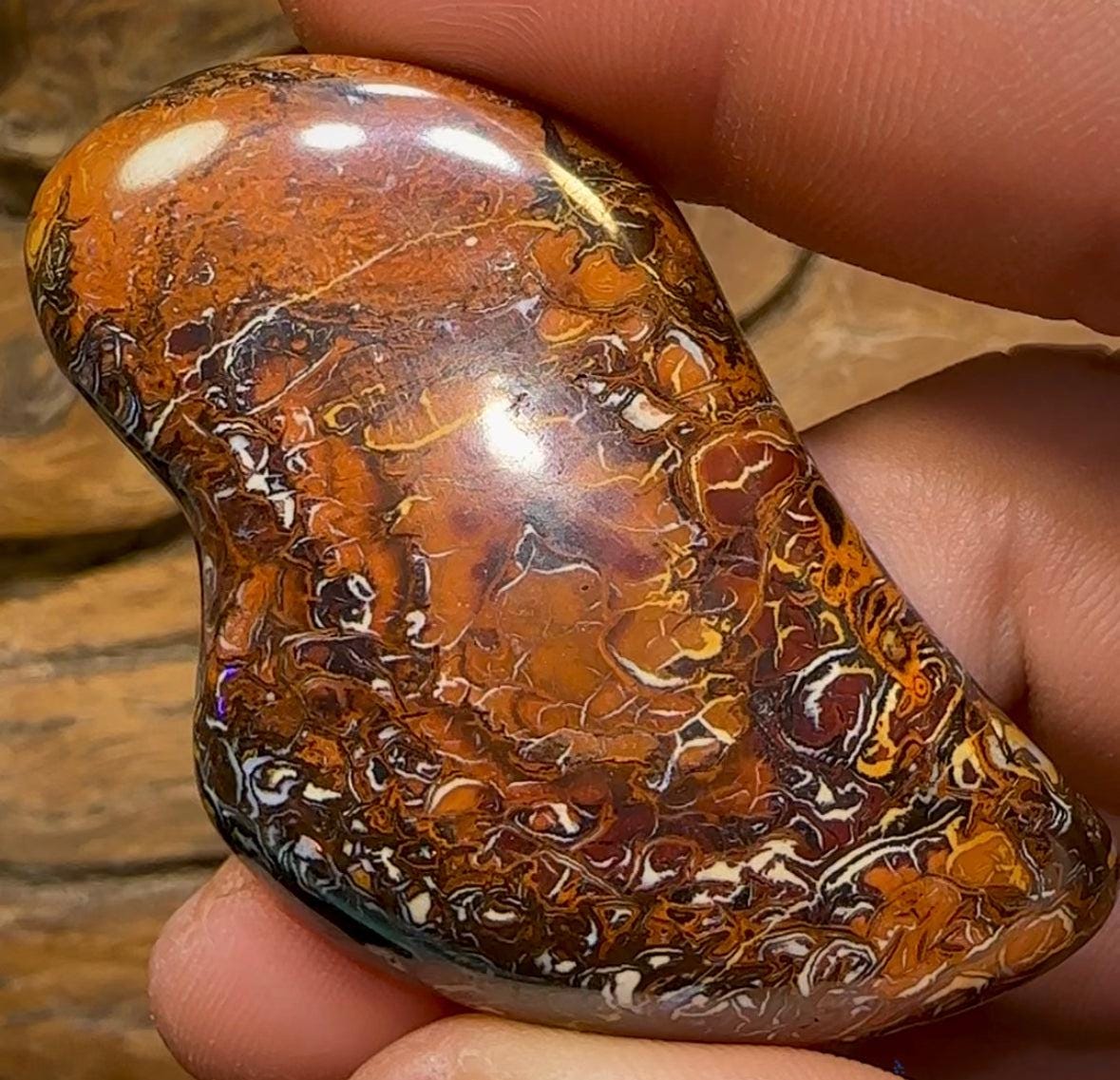 182.4cts - Tribal Queensland Boulder Opal. Unique Cut - Opal Whisperers