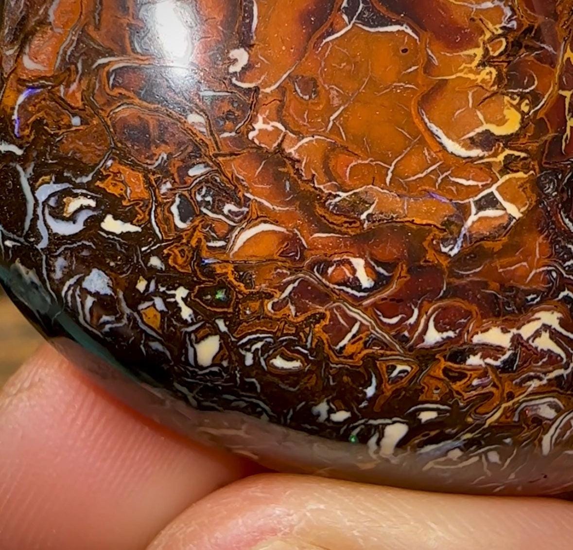 182.4cts - Tribal Queensland Boulder Opal. Unique Cut - Opal Whisperers