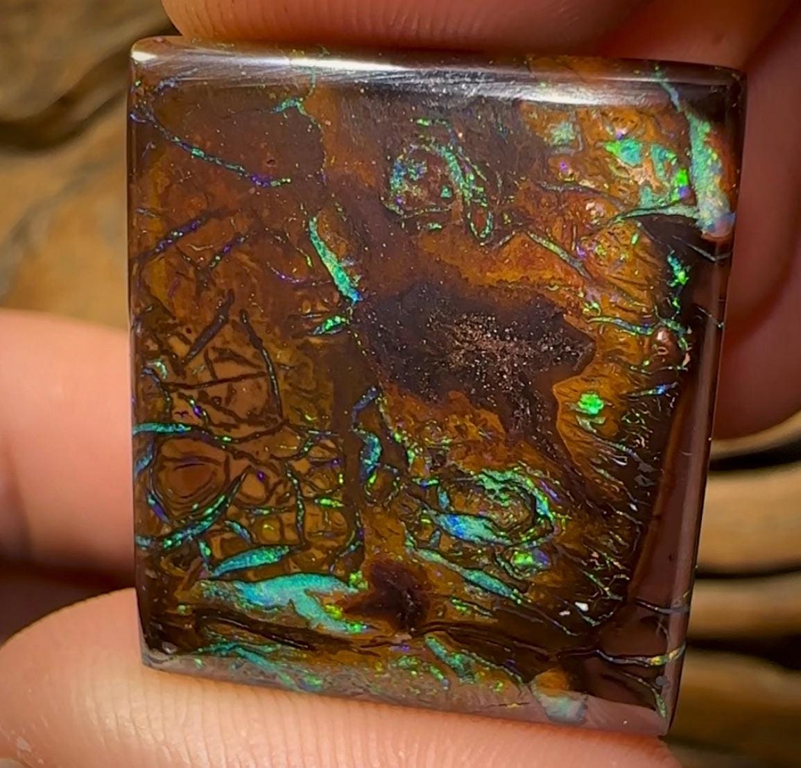 47.7cts - Double Sided Tribal Queensland Boulder Opal - Opal Whisperers